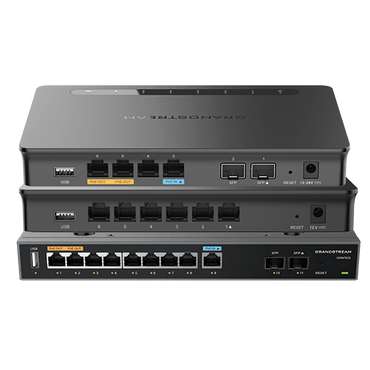 The Grandstream GWN7001/GWN7002/GWN7003 Series are Multi-WAN Gigabit VPN routers with built-in firewalls that allow businesses to build comprehensive wired, wireless and VPN networks for one or many locations.