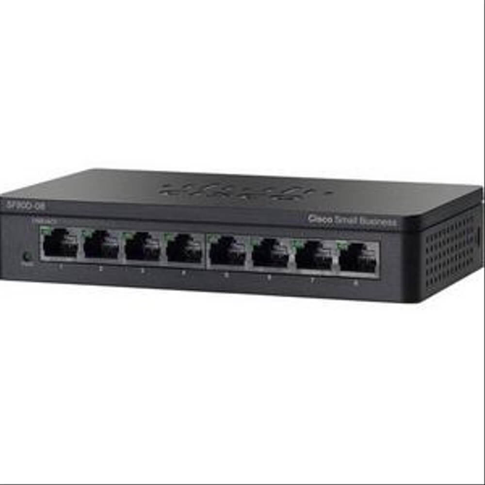 CISCO SF90D-08 (8) 10/100 unmanaged desktop switch
